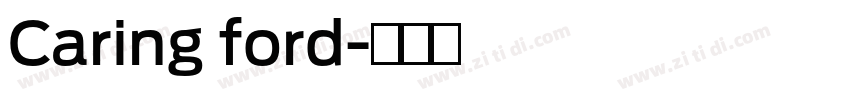 Caring ford字体转换